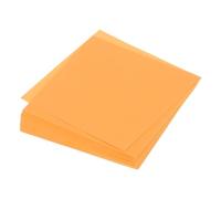 sourcing map 100 Sheet Origami Paper Double Sided Fluorescent Orange 14 x 14 cm Square Sheet for Art Craft Project, Beginners, Gifts Decor