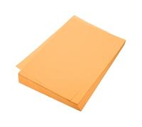 sourcing map 100 Sheet Origami Paper Double Sided Fluorescent Orange A4 Square Sheet for Art Craft Project, Beginners, Gifts Decor