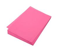 sourcing map 100 Sheet Origami Paper Double Sided Fluorescent Peach A4 Square Sheet for Art Craft Project, Beginners, Gifts Decor