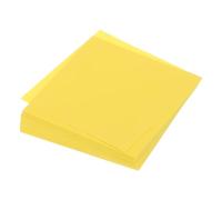 sourcing map 100 Sheet Origami Paper Double Sided Lemon Yellow 10 x 10cm 70gsm Square Folding Paper Sheet for Art Craft Project, Beginners, Gifts Decor