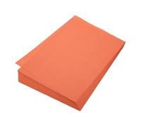 sourcing map 100 Sheet Origami Paper Double Sided Orange A4 Square Sheet for Art Craft Project, Beginners, Gifts Decor