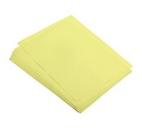 sourcing map 100 Sheets Colored Copy Paper 8 1/2 Inch Printer Paper 80gsm Light Yellow for Office Printing, Document Copying, Invitations, Forms, Art Projects