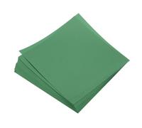 sourcing map 100 Sheets Origami Paper Double Sided Emerald Green 20x20cm
