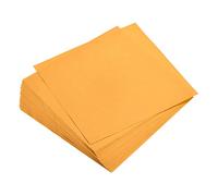 sourcing map 100 Sheets Origami Paper Double Sided Fluorescent Orange 15cm x 15cm 70gsm Square Folding Paper Sheet for Art Craft Project, Beginners, Gifts Decor