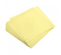 sourcing map 100 Sheets Origami Paper Double Sided Light Yellow 15cm x 15cm 70gsm Square Folding Paper Sheet for Art Craft Project, Beginners, Gifts Decor