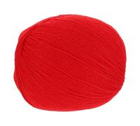 sourcing map 100% Wool Yarn, 4-Ply Wool Roving Luxurious and Soft Yarn Hand Dyed Yarn for Hand Knitting Crocheting, 3.52 OZ, 306 Yard (Red, 1 Ball)