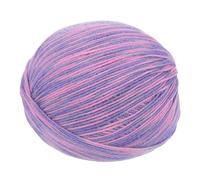 sourcing map 100% Wool Yarn, 4-Ply Wool Roving Luxurious and Soft Yarn Hand Dyed Yarn for Hand Knitting Crocheting, 3.52 OZ, 306 Yard (Purple Gradient, 1 Ball)