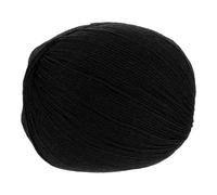 sourcing map 100% Wool Yarn, 4-Ply Wool Roving Luxurious and Soft Yarn Hand Dyed Yarn for Hand Knitting Crocheting, 3.52 OZ, 306 Yard (Black, 1 Ball)