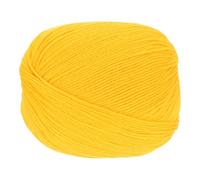 sourcing map 100% Wool Yarn, 4-Ply Wool Roving Luxurious and Soft Yarn Hand Dyed Yarn for Hand Knitting Crocheting, 3.52 OZ, 306 Yard (Yellow, 1 Ball)
