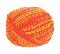 sourcing map 100% Wool Yarn, 4-Ply Wool Roving Luxurious and Soft Yarn Hand Dyed Yarn for Hand Knitting Crocheting, 3.52 OZ, 306 Yard (Orange, 1 Ball)