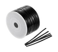 sourcing map 100 Yards Metallic Twist Ties, Bread Bag Twist Ties for Packaging Cake Candy Coffee Treat Bags Wedding Party Plant Art Crafts, Black