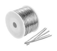 sourcing map 100 Yards Metallic Twist Ties, Bread Bag Twist Ties for Packaging Cake Candy Coffee Treat Bags Wedding Party Plant Art Crafts, Silver