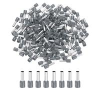 sourcing map 1000 Pcs Insulated Ferrule Electrical Wire Connectors Wire Terminals Wire Crimp Connector Kit 10 AWG for Electrical Projects Industrial Chemical Industry, Grey