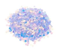 sourcing map 10000 Pcs Flat Loose Sequins 4MM Bulk Cup Sequins Paillettes Sequins Embroidery Sequins Round Spangles with Holes for Jewelry Making Crafts Sewing Makeup Nail,White