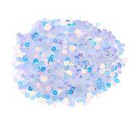sourcing map 10000 Pcs Flat Loose Sequins 4MM Bulk Cup Sequins Paillettes Sequins Embroidery Sequins Round Spangles with Holes for Jewelry Making Crafts Sewing Makeup Nail,Transparent