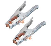 sourcing map 1000A Welding Ground Clamp, A-Shape Welder Machine Grounding Clamp Earth Ground Cable Wire Clip Iron Chrome Plated for Welding Machine Pack of 2