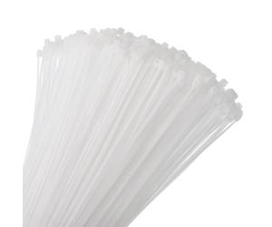 sourcing map 1000pcs 100mm/4 11 Lbs Cable Zip Ties Self-Locking Small Nylon Cable Tie Wraps 3mm for Cord Management, White