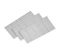 sourcing map 1000Pcs 16 Gauge Brad Nails, 1-1/2" Length Straight Finish Nails, Galvanized 304 Stainless Steel Nails for Woodworking Construction, Silver