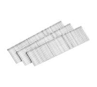 sourcing map 1000Pcs 16 Gauge Brad Nails, 3/4" Length Straight Finishing Nails, Galvanized Carbon Steel Nails for Woodworking Construction Silver Blue