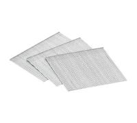 sourcing map 1000Pcs 16 Gauge Galvanized Brad Nails, 2-1/2" Length Straight Finishing Nails, Galvanized Carbon Steel Nails for Woodworking Construction