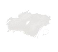 sourcing map 1000Pcs 3" Snap Lock Pin Security Loop Plastic Tag Fastener Tie