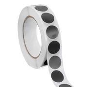 sourcing map 1000pcs Black Round Stickers Roll 0.5 Inch Self-Adhesive Stickers Coding Label Removable for DIY Crafts, Homework, Office, Shop, Home, Classroom Marking