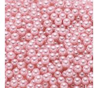 sourcing map 1000Pcs Faux Pearl for Vase Filler, 8mm No Hole ABS Round Pearls for Crafting, Jewelry Making, Vase Filler, Cosmetic Boxes, DIY Parts, Table Scatter, Home Decoration, Light Pink