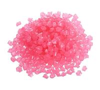 sourcing map 1000pcs Glow Rocks 8-10mm Glow Pebbles Decoration in the Dark Luminous Stones Decor DIY Decorative Pink for Garden, Potted Plant, Fish Tank