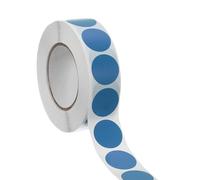 sourcing map 1000pcs Light Blue Round Stickers Roll 0.75 Inch Self-Adhesive Stickers Coding Label Removable for DIY Crafts, Homework, Office, Shop, Home, Classroom Marking