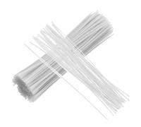 Sourcing Map 1000Pcs PVC Flat Transparent Twist Ties 3.93Inches Bread Ties