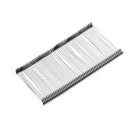 sourcing map 1000pcs Standard Tagging Gun Fasteners 50mm Tagging Barbs Pins PP Plastic Tag for Price Tagging Gun, Clothing Tags Gun Attachments for Clothes Bag Fabric, Black