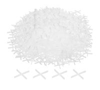 sourcing map 1000pcs Tile Spacers 1mm Hard Plastic Cross Tiles Leveler Spacer Installation Ceramic Spacing Clips for Wall Floor