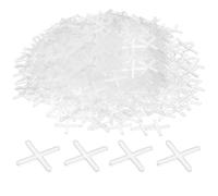 sourcing map 1000pcs Tile Spacers 2mm Hard Plastic Cross Tiles Leveler Spacer Installation Ceramic Spacing Clips for Wall Floor