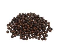 sourcing map 1000pcs Wood Beads, 7mm Colorful Round Wooden Beads Unfinished Wooden Decorative Beads Loose Beads Wooden Spacer Beads for Home Decor DIY Crafts Necklace Bracelet, Dark Brown