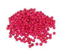 sourcing map 1000pcs Wood Beads, 7mm Colorful Round Wooden Beads Unfinished Wooden Decorative Beads Loose Beads Wooden Spacer Beads for Home Decor DIY Crafts Necklace Bracelet, Rose