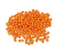 sourcing map 1000pcs Wood Beads, 7mm Colorful Round Wooden Beads Unfinished Wooden Decorative Beads Loose Beads Wooden Spacer Beads for Home Decor DIY Crafts Necklace Bracelet, Orange
