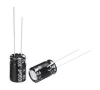 sourcing map 1000uF 10V 8x12mm Electrolytic Capacitor, Radial Leads Aluminum Capacitors for TV, LCD Monitor, VCD, 15Pcs