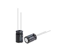 sourcing map 1000uF 10V Capacitor, Aluminum Electrolytic Capacitors 105C High Temp 25pcs