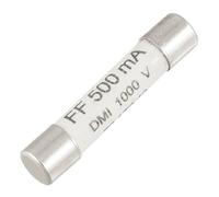 sourcing map 1000V 500mA 6.3 x 32mm White Ceramic Fuse for Multimeter