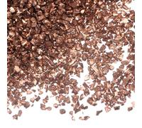 sourcing map 100g Crushed Glass Chips 0.5-2.5mm Shiny Electroplating Irregular Broken Sprinkles Chunky Glass for Crafts DIY Resin Art Decoration Vase Filler, Coffee