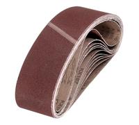 sourcing map 100mm x 552mm Sanding Belts, 9 Pcs 100 Grit Aluminum Oxide Abrasive Belt Sander File Belt for Woodworking, Metal Polishing, Knife Sharpener