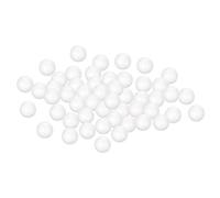 sourcing map 100Pcs 0.8" White Polystyrene Foam Balls Smooth Round Solid Ball for Crafts, Art, DIY, Household, Party Decorations