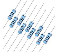sourcing map 100Pcs 100 Ohm Resistor, 3W 1% Tolerance Metal Film Resistors, Lead, 5 Bands for DIY Electronic Projects and Experiments