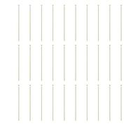 sourcing map 100pcs 18K Gold Plated Flat Head Pins 1.57" 40mm Needles Bulk for Earring Pendant Necklace Bracelet Charm Jewelry Making Findings DIY Craft