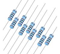 sourcing map 100Pcs 1K Ohm Resistor, 3W 1% Tolerance Metal Film Resistors, Lead, 5 Bands for DIY Electronic Projects and Experiments