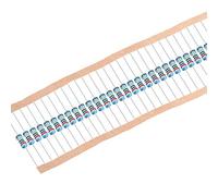 sourcing map 100Pcs 20 Ohm Resistor, 1/2W 1% Tolerance Metal Film Resistors, Lead, 5 Bands for DIY Electronic Projects and Experiments