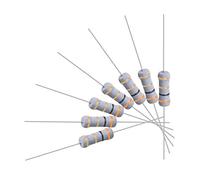 sourcing map 100Pcs 3 Ohm Resistor, 1W 5% Tolerance Metal Oxide Film Resistors, Axial Lead, Flame Proof for DIY Electronic Projects and Experiments