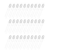 sourcing map 100pcs 3mm LED Diode Lights, Blue Round Transparent DC 3.0-3.2V High Brightness Lighting Bulb Lamps for Electronics Components