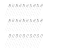 sourcing map 100pcs 3mm LED Diode Lights, Green Round Transparent DC 3.0-3.2V High Brightness Lighting Bulb Lamps for Electronics Components