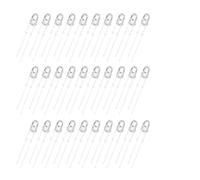 sourcing map 100pcs 3mm LED Diode Lights, Pink Round Transparent DC 3.0-3.2V High Brightness Lighting Bulb Lamps for Electronics Components